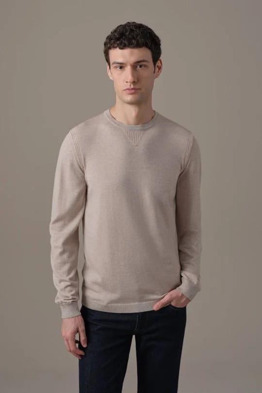 Merino Yün-Modal Camel Lounge Triko