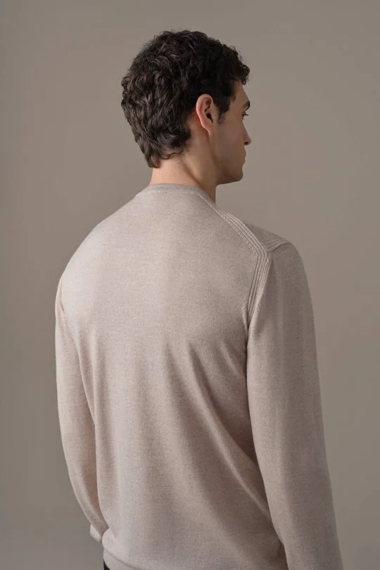 Merino Yün-Modal Camel Lounge Triko