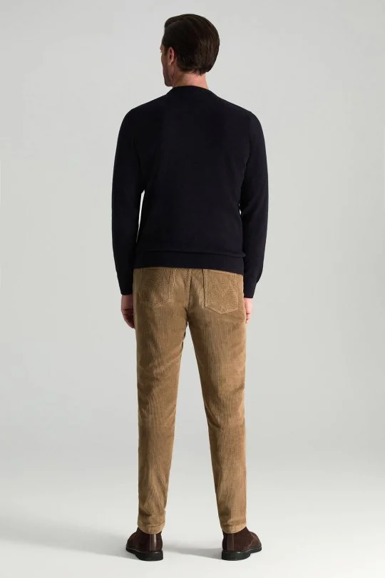 Hemington - Merino Yünü Bisiklet Yaka Lacivert Triko Kazak (4)