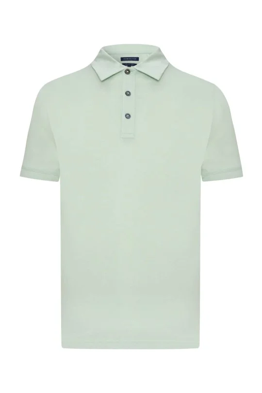 Hemington - Merserize Pamuk Açık Yeşil Polo Yaka T-Shirt (7)