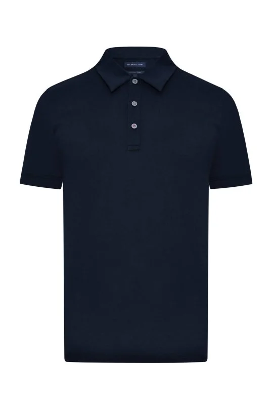 Hemington - Merserize Pamuk Lacivert Polo Yaka T-Shirt (7)