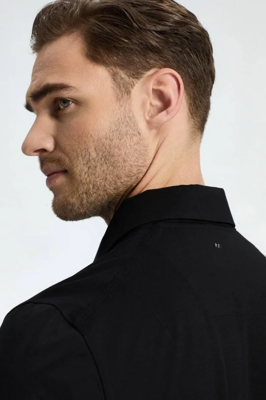 Hemington - Merserize Pamuk Siyah Polo Yaka T-Shirt (2)