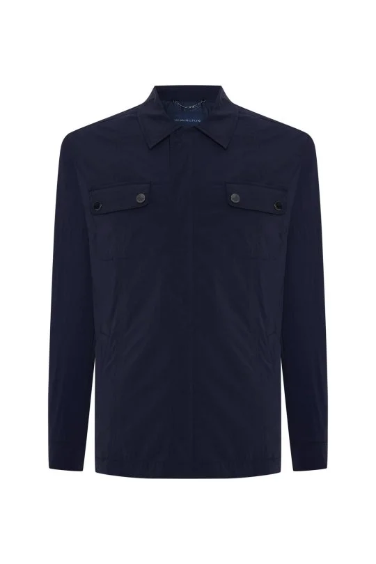 Hemington - Metal Düğmeli Lacivert Mevsimlik Mont (7)