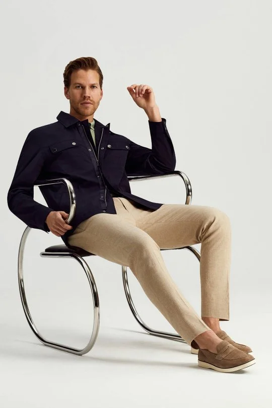 Hemington - Metal Düğmeli Lacivert Mevsimlik Mont (2)