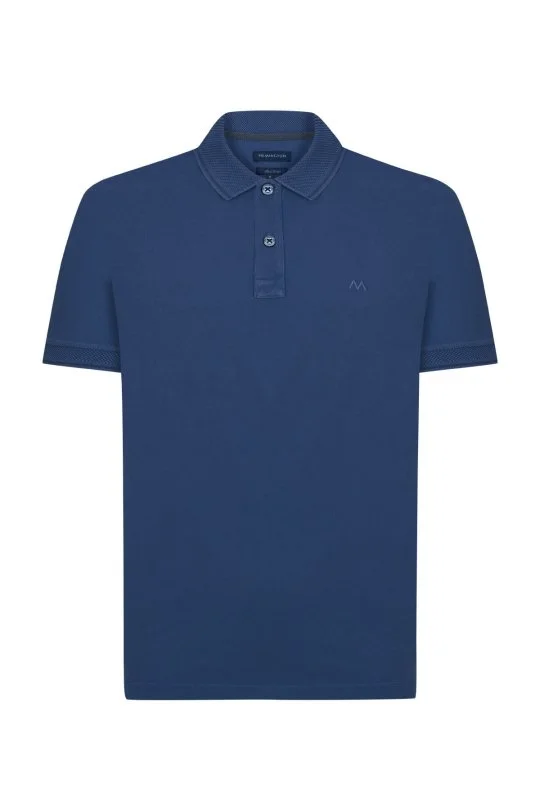 Hemington - Vintage Görünümlü Lacivert Polo Yaka T-Shirt (7)
