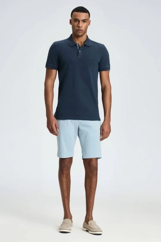 Hemington - Vintage Görünümlü Lacivert Polo Yaka T-Shirt (2)