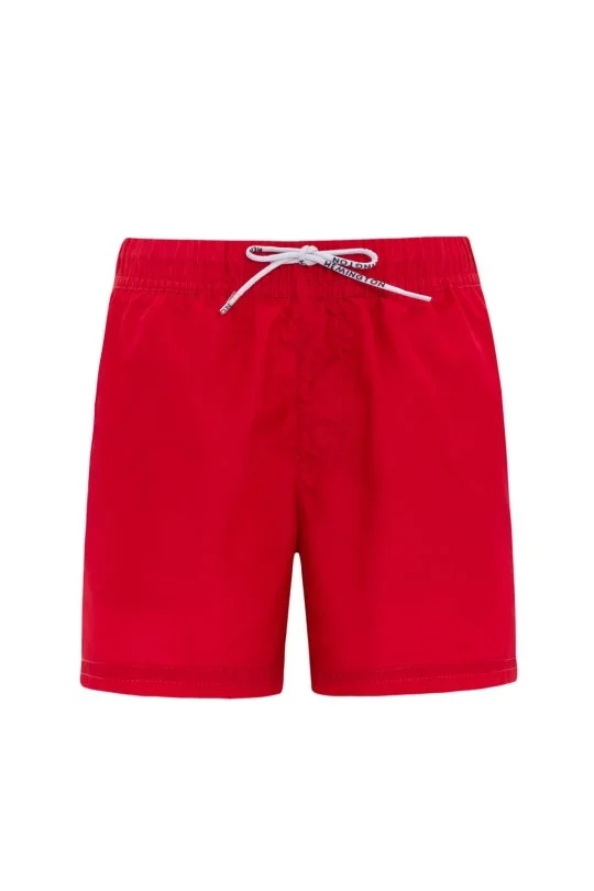 Hemington - Özel Kesim Kırmızı Quick Dry Çocuk Mayo (6)