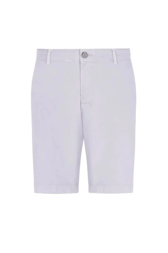 Hemington - Açık Gri Pamuk Chino Bermuda Şort (8)
