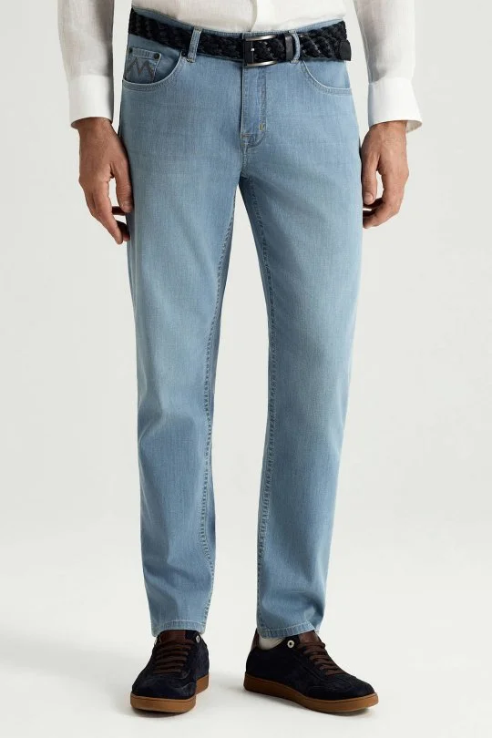 Hemington - Pamuk Karışım Açık Mavi Denim Pantolon (1)