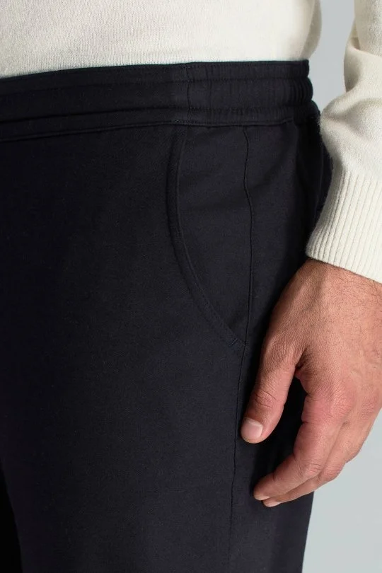 Hemington - Pamuk Karışım Relax Fit Jogger Lacivert Chino Pantolon (4)