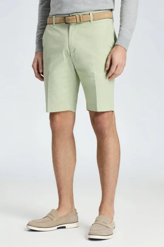 Hemington - Pamuk Karışım Açık Yeşil Chino Şort