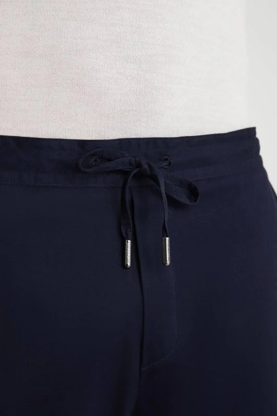 Hemington - Pamuk Karışım Lacivert Relax Fit Jogger Pantolon (4)