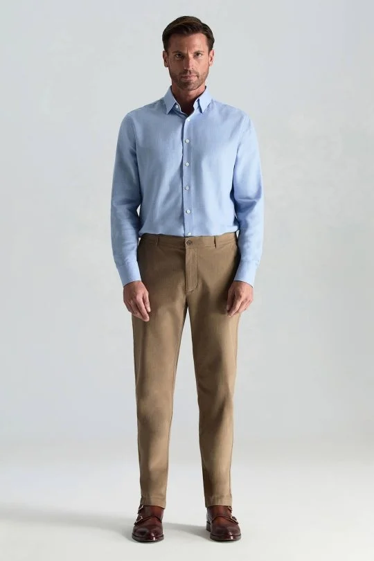 Hemington - Pamuk Kaşmir Karışım Camel Chino Pantolon (1)
