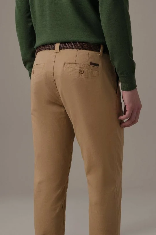 Pamuk Modal Camel Chino Pantolon
