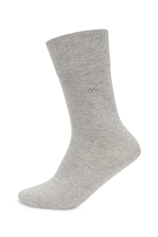 Hemington - Pamuklu Açık Gri Çorap