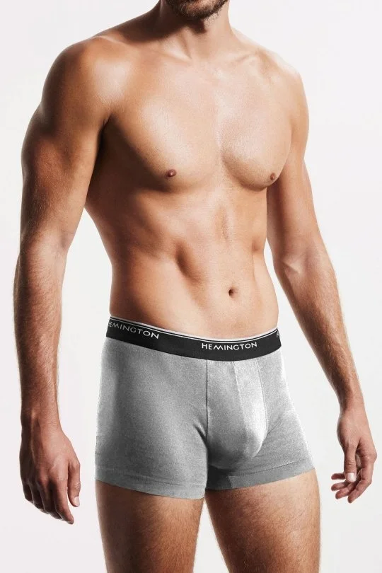 Hemington - Pamuklu Gri Boxer (1)