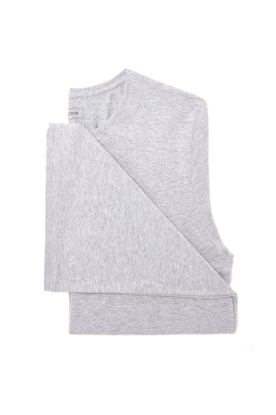 Hemington - Pamuklu Gri İç Giyim T-Shirt (2)