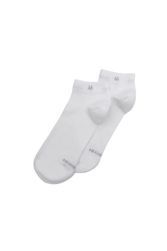 Hemington - Pamuklu Kırık Beyaz İkili Sneaker Çorap Seti