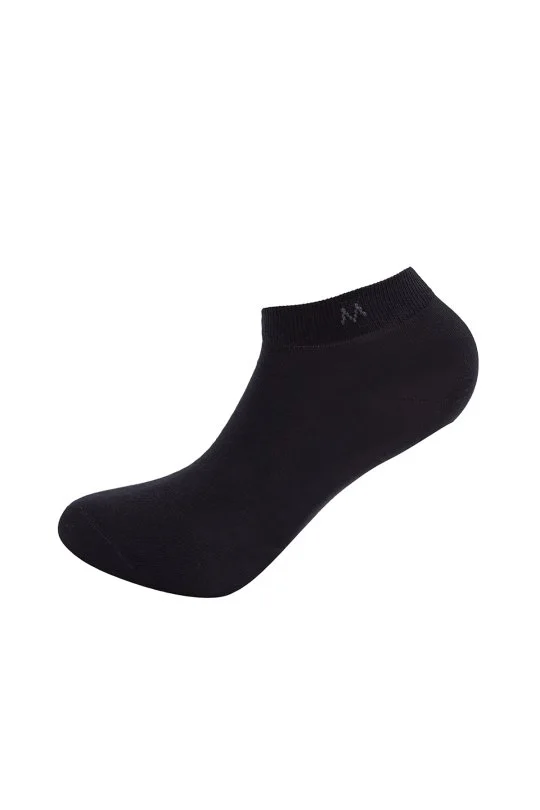 Hemington - Pamuklu Siyah İkili Sneaker Çorap Seti (1)