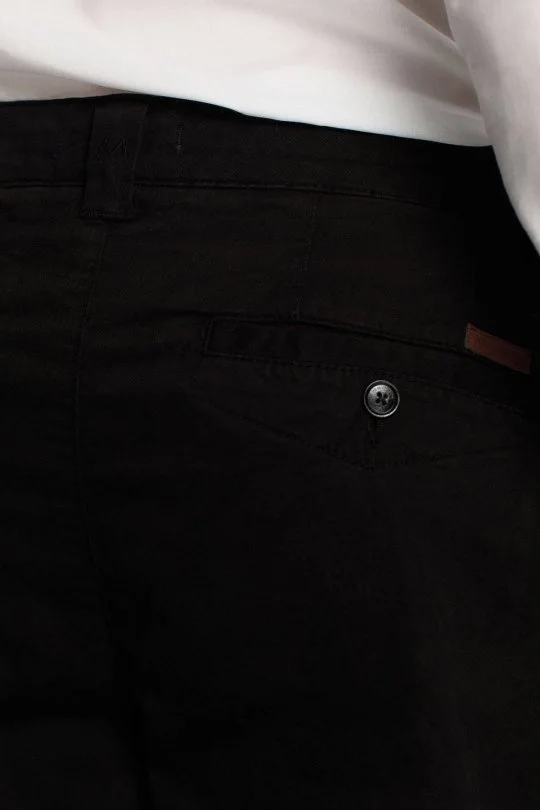 Hemington - Pamuklu Siyah Regular Fit Chino Pantolon (5)