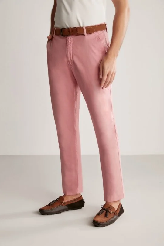 Hemington - Pembe Yazlık Chino Pantolon (2)