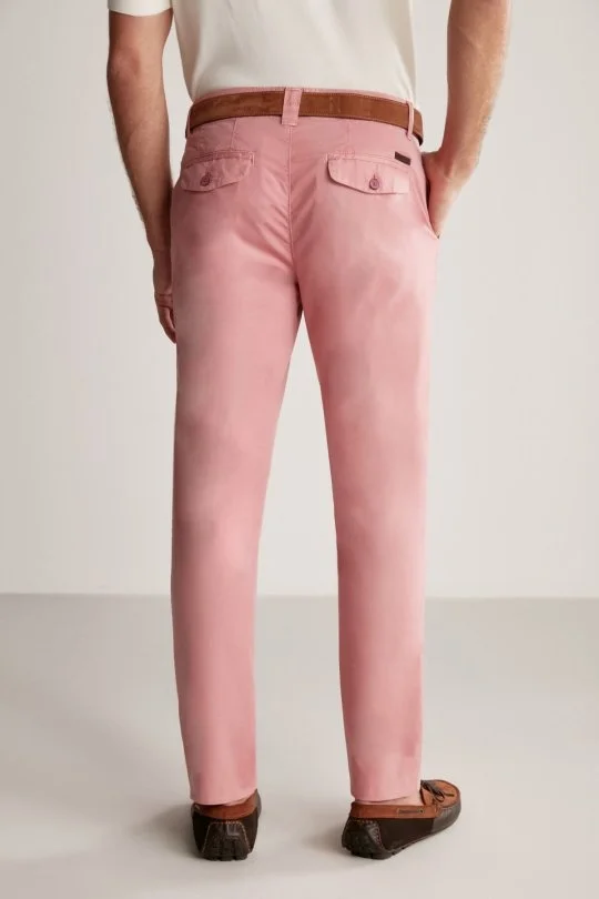 Hemington - Pembe Yazlık Chino Pantolon (4)