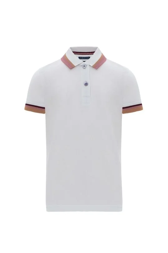 Hemington - Pike Pamuk Beyaz Çocuk Polo T-Shirt (6)