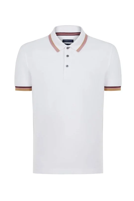 Hemington - Pike Pamuk Beyaz Polo T-Shirt (7)