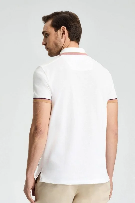 Hemington - Pike Pamuk Beyaz Polo T-Shirt (3)