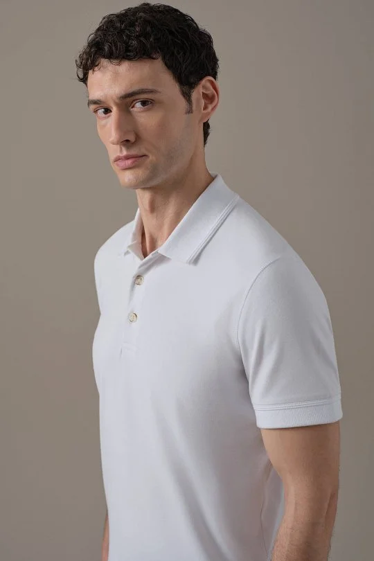 Hemington - Polo Yaka Beyaz T-Shirt (3)