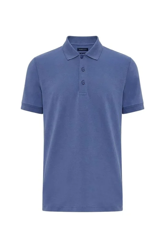 Hemington - Polo Yaka Mavi T-Shirt (6)