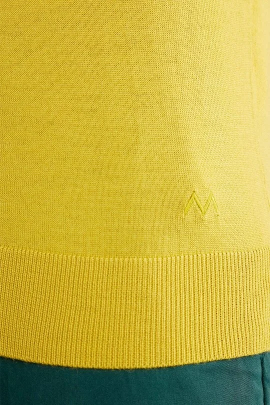 Hemington - Extrafine Merino Polo Yaka Altın Sarısı Triko (6)