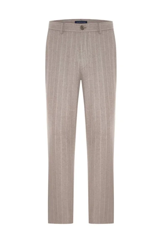 Hemington - Saf Kaşmir Bej Chino Flanel Pantolon (6)