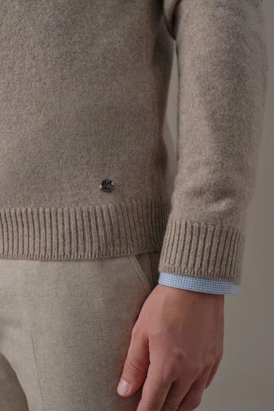 Hemington - Saf Kaşmir Camel Polo Kazak (4)