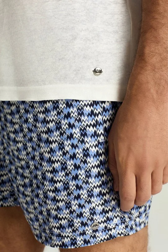 Saf Keten Kırık Beyaz Bisiklet Yaka T-Shirt