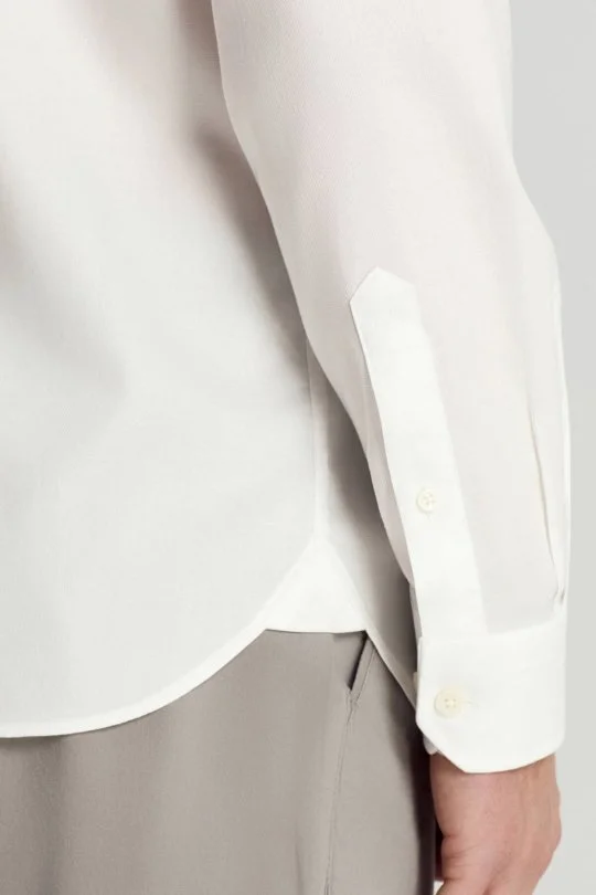 Hemington - Saf Pamuk Beyaz Yazlık Oxford Gömlek (5)