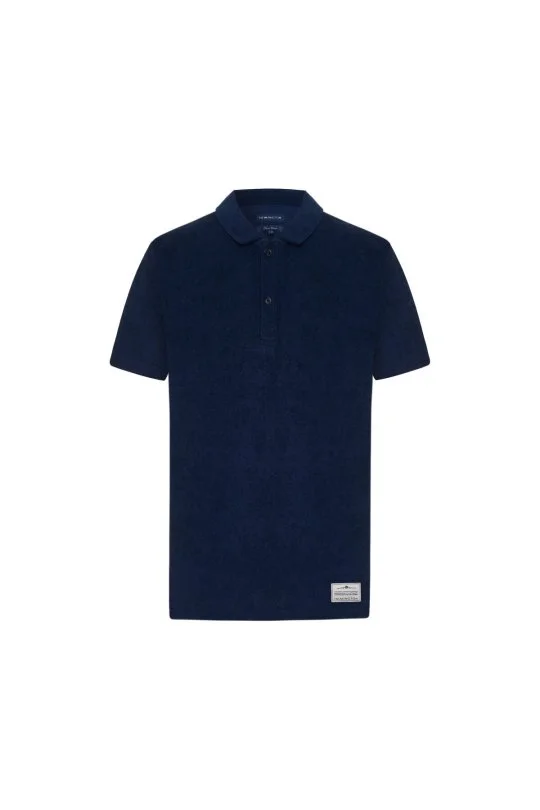 Hemington - Saf Pamuk Havlu Kumaş Lacivert Polo Yaka Çocuk T-Shirt (5)