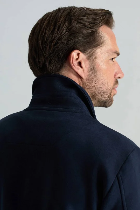 Hemington - Saf Pamuk Metal Düğmeli Lacivert Spor Ceket (5)