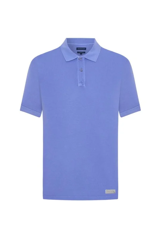 Hemington - Saf Pamuk Mor Polo Yaka T-Shirt (6)