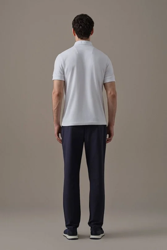 Hemington - Saf Pamuk Polo Yaka Beyaz T-Shirt (5)