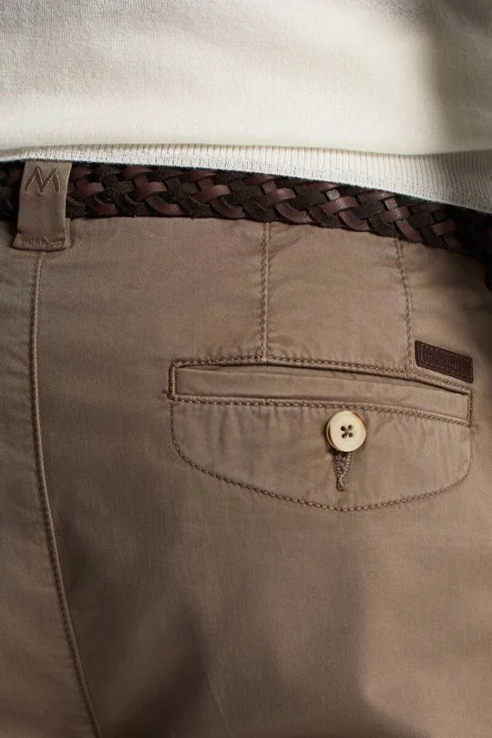 Hemington - Saf Pamuk Tütün Rengi Regular Fit Chino Pantolon (3)
