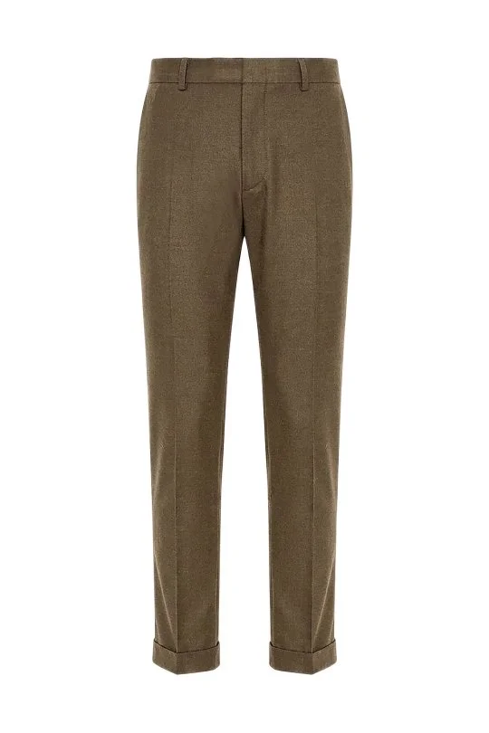 Hemington - Saf Yün Tütün Rengi Chino Jogger Pantolon (6)