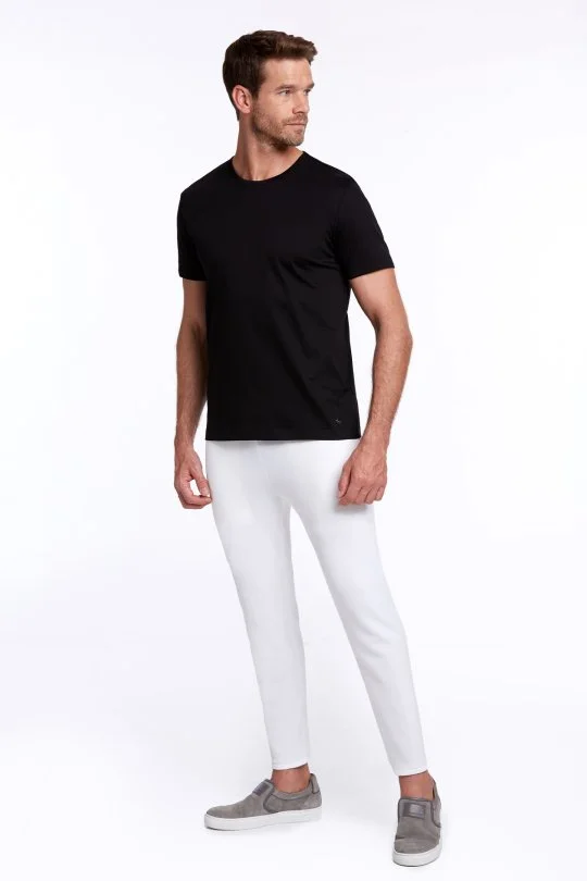 Hemington - Siyah Bisiklet Yaka Basic T-Shirt (2)