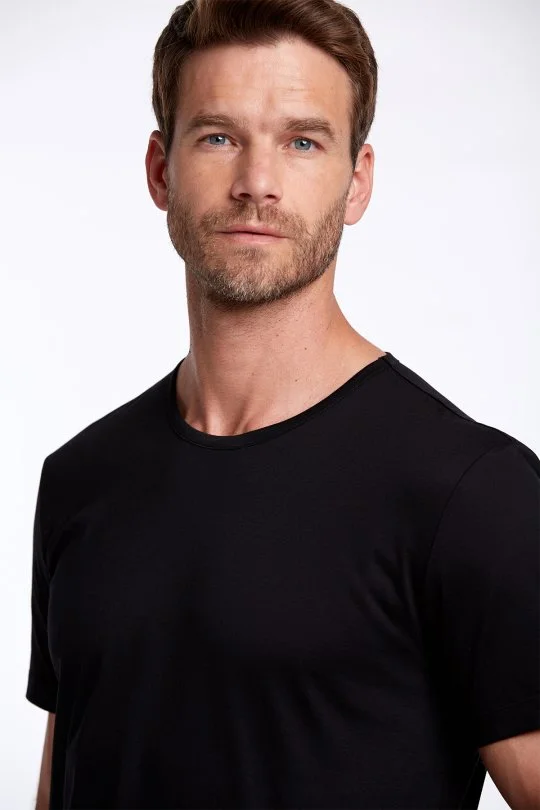 Hemington - Siyah Bisiklet Yaka Basic T-Shirt (3)