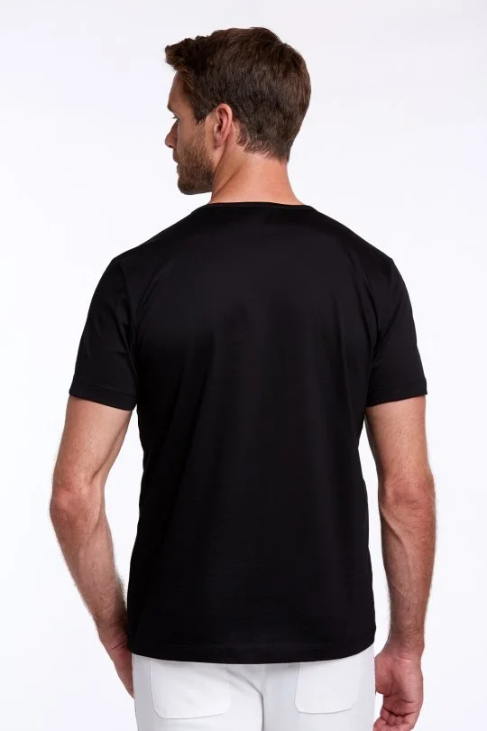 Hemington - Siyah Bisiklet Yaka Basic T-Shirt (4)