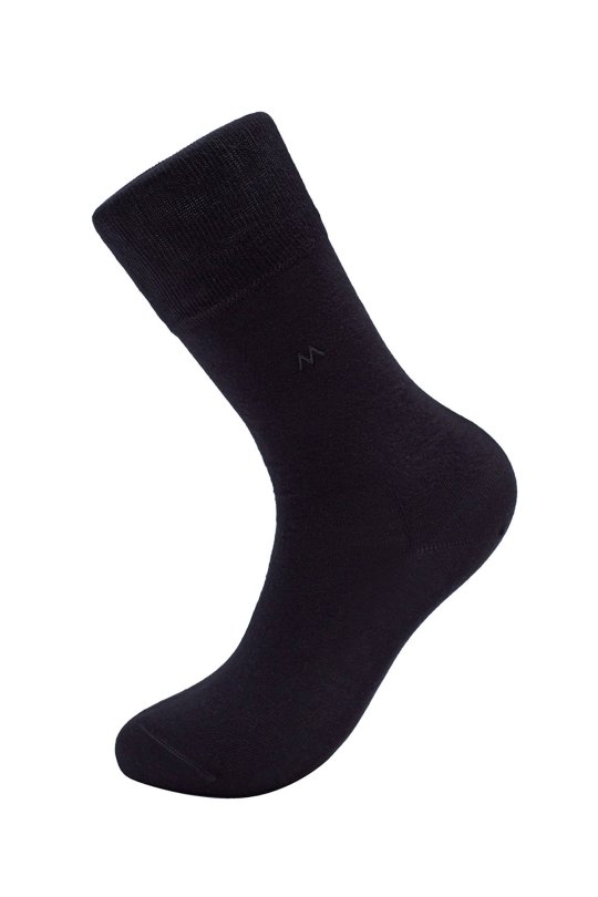 Siyah Pamuklu Çorap