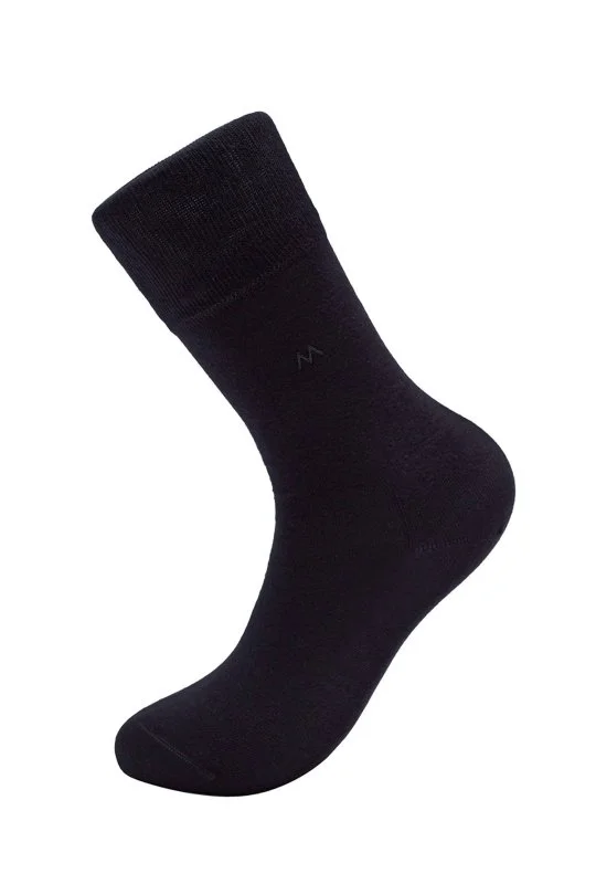 Hemington - Siyah Pamuklu Çorap
