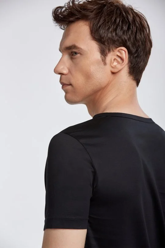Hemington - V Yaka Siyah Basic T-Shirt (6)