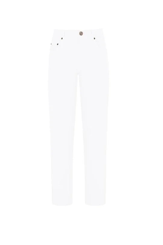 Hemington - Slim Fit 5 Cep Beyaz Chino Pantolon (6)