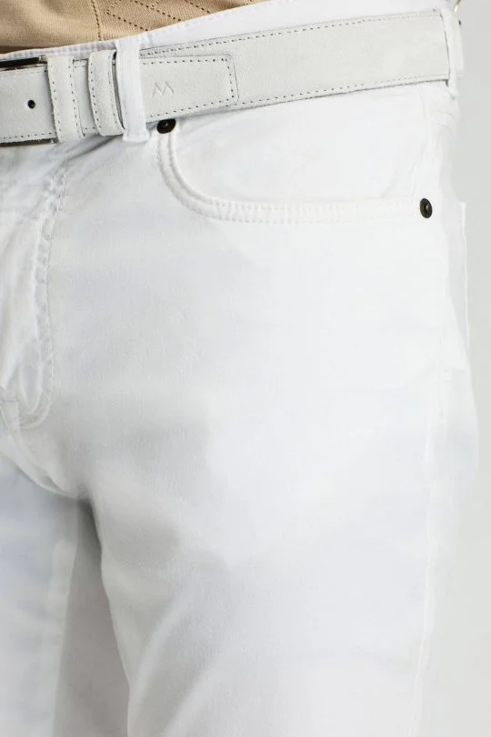Hemington - Slim Fit 5 Cep Beyaz Chino Pantolon (4)